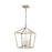 Millennium Lighting 4 Light 24" Pendant, Vintage White