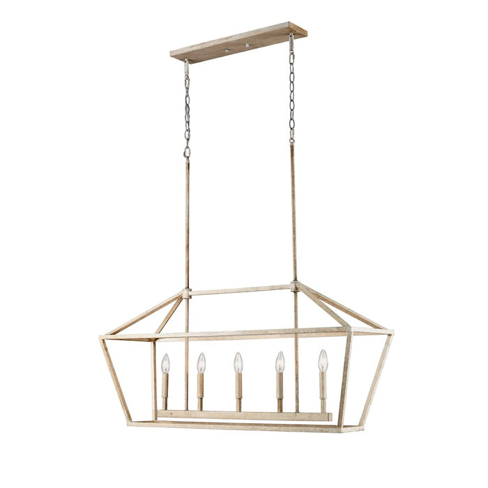 Millennium 5 Light 56" Pendant,Vintage White