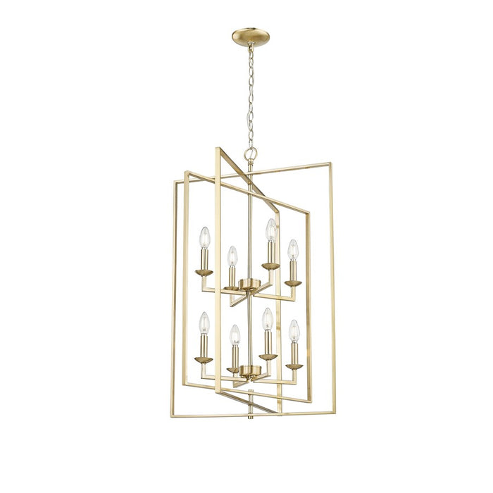 Millennium Lighting Nellis 8Lt Pendant, Modern Gold