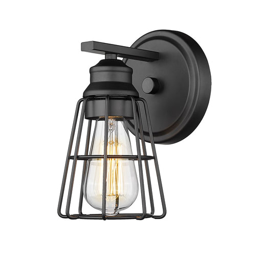 Millennium Lighting 1Lt 9" Wall Sconce, Black