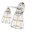 Millennium Lighting 2 Light Bathroom Vanity Light, Brushed Nickel
