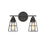 Millennium Lighting 2Lt 11" Vanity, Black - 3382-MB