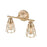 Millennium Lighting Vanity, Modern Gold