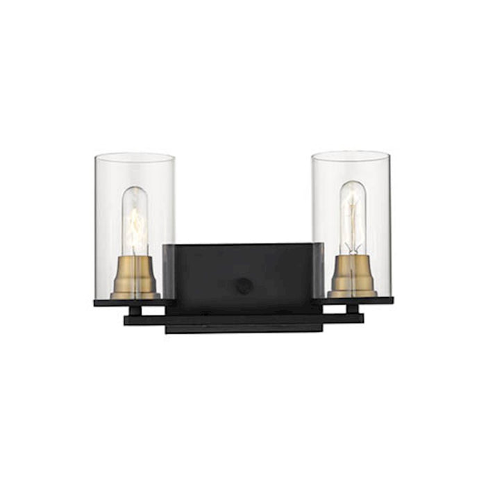 Millennium Burbank Vanity, Matte Black/Heirloom Bronze -