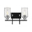 Millennium Clifton Vanity, Matte Black/Brushed Nickel