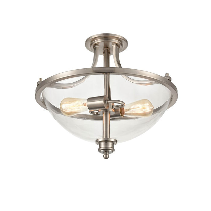 Millennium Forsyth 2 Light 17" Semi-Flush Ceiling Mount