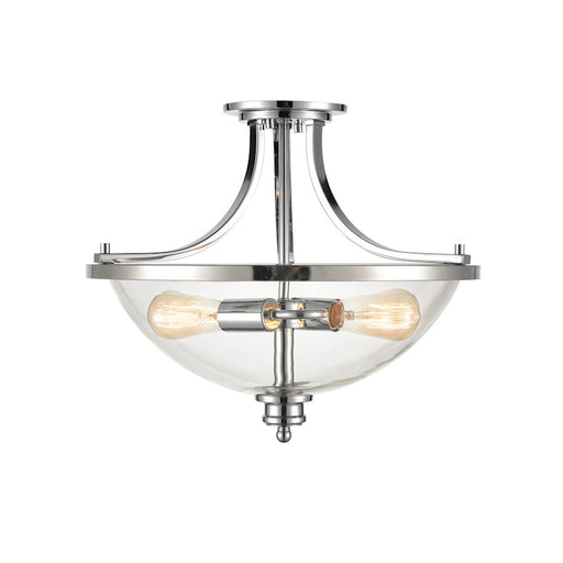 Millennium Forsyth 2 Light 17" Semi-Flush Ceiling Mount