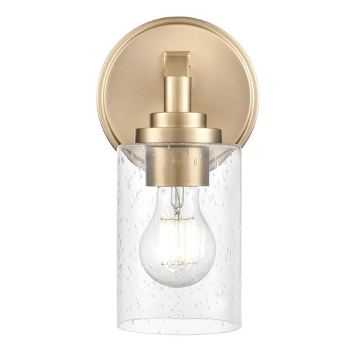 Millennium Lighting Moven 1Lt 10" Sconce, Modern Gold/Clear Seeded