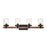 Millennium Taos Vanity, Matte Black/Wood Grain