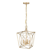 Millennium Lighting Tracy 4Lt 12" Pendant, Painted Modern Gold - 4001-PMG