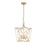 Millennium Lighting Tracy 4Lt 12" Pendant, Painted Modern Gold