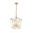 Millennium Lighting Tracy 4Lt 12" Pendant, Painted Modern Gold
