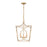 Millennium Lighting Tracy 4Lt 16" Pendant, Painted Modern Gold - 4002-PMG