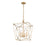 Millennium Lighting Tracy 4Lt 16" Pendant, Painted Modern Gold