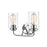 Millennium Lighting Vanity Light, Clear