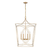 Millennium Lighting Tracy 6Lt Pendant, Painted Modern Gold - 4003-PMG