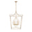 Millennium Lighting Tracy 6Lt Pendant, Painted Modern Gold - 4003-PMG