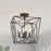 Millennium Lighting Tracy 4Lt Semi-Flush Mount, Black
