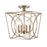Millennium Lighting Tracy 4Lt Semi-Flush Mount, Painted Modern Gold