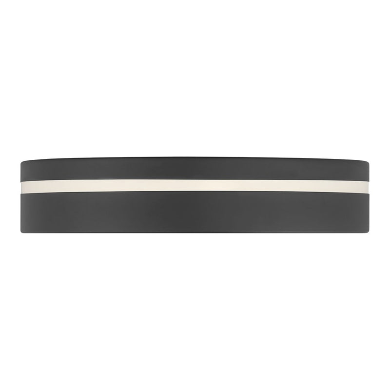 Millennium Lighting Soltra Light Flush Mount, Matte Black