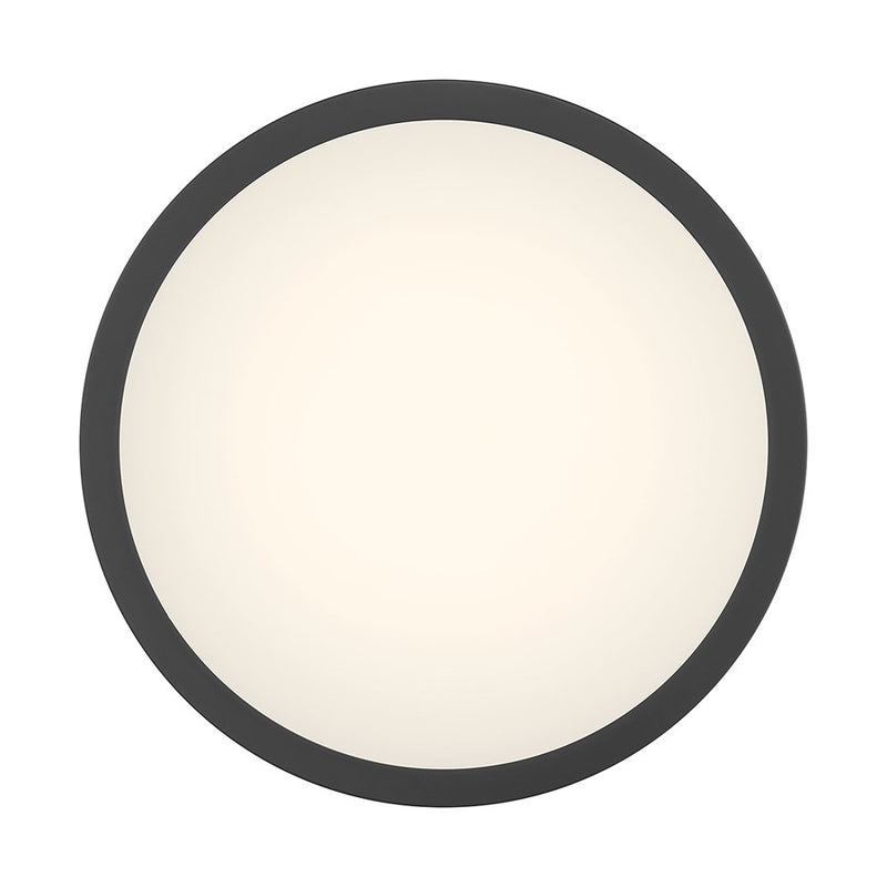 Millennium Lighting Soltra Light Flush Mount, Matte Black