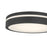 Millennium Lighting Soltra Light Flush Mount, Matte Black