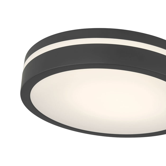 Millennium Lighting Soltra Light Flush Mount, Matte Black