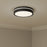 Millennium Lighting Soltra Light Flush Mount, Matte Black