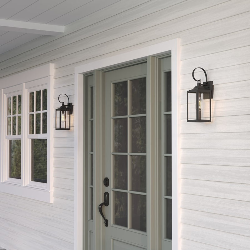 Millennium Lighting Halston 1Lt 17" Outdoor Wall Sconce, Black