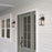 Millennium Lighting Halston 1Lt 17" Outdoor Wall Sconce, Black