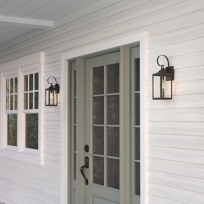 Millennium Lighting Halston 1Lt 17" Outdoor Wall Sconce, Black