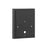 Millennium Lighting Halston 1Lt 17" Outdoor Wall Sconce, Black