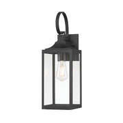 Millennium Lighting Halston 1Lt 19" Outdoor Wall Sconce, Black - 402101-PBK