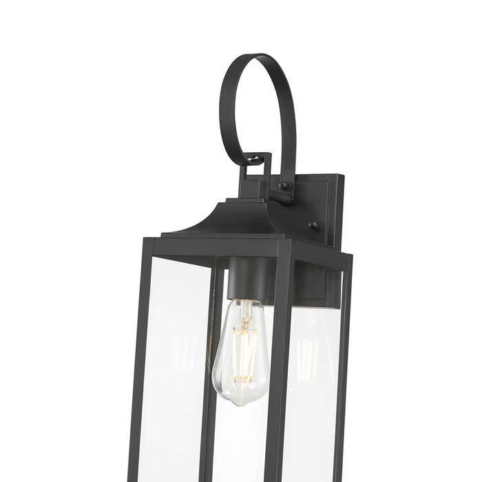 Millennium Lighting Halston 1Lt 19" Outdoor Wall Sconce, Black