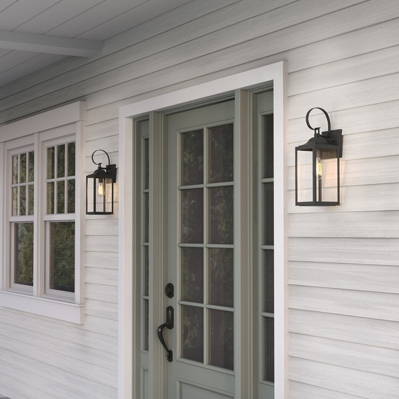 Millennium Lighting Halston 1Lt 19" Outdoor Wall Sconce, Black