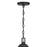 Millennium Lighting Halston 3Lt Outdoor Pendant, Coated Black