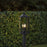 Millennium Lighting Halston 3Lt Outdoor Post Light, Coated Black