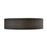Millennium Rosata 20" Wide Flushmount, Black/Burnished Gold Interior