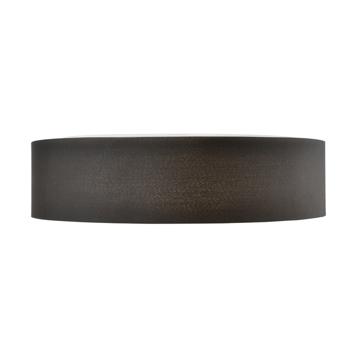 Millennium Rosata 20" Wide Flushmount, Black/Burnished Gold Interior