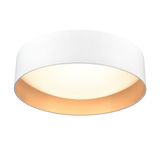 Millennium Rosata 20" Wide Flushmount, White/Burnished Gold Interior - 4031-WH