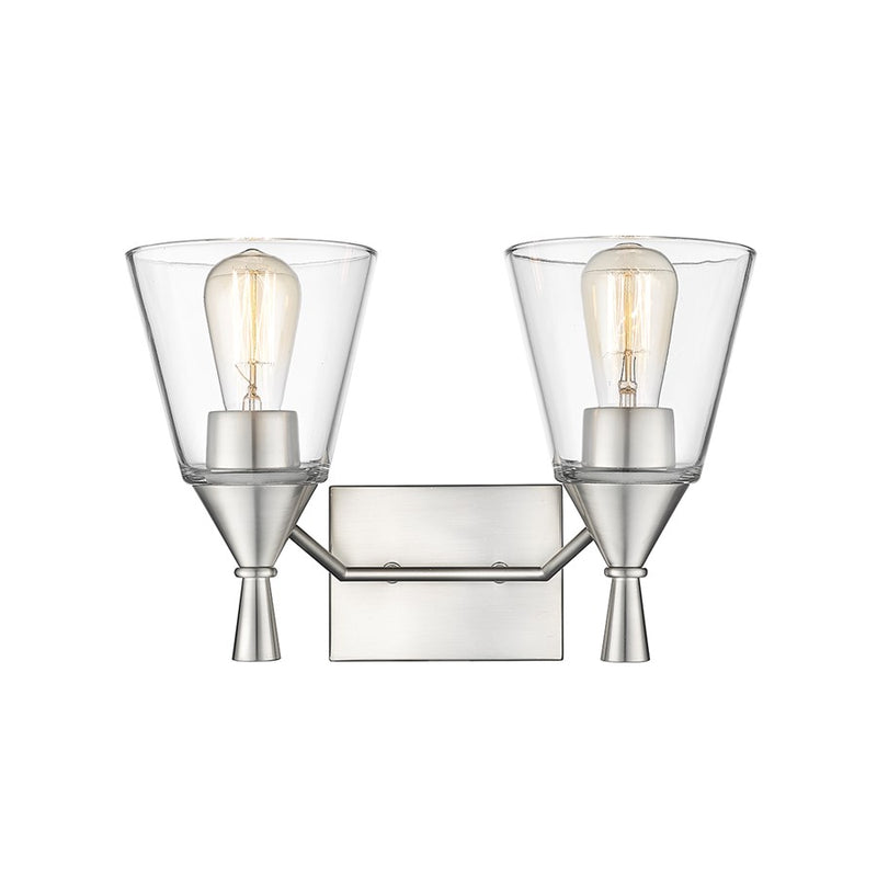 Millennium Lighting Artini 2Lt Vanity, Brushed Nickel - 410002-BN