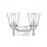 Millennium Lighting Artini 2Lt Vanity, Brushed Nickel - 410002-BN