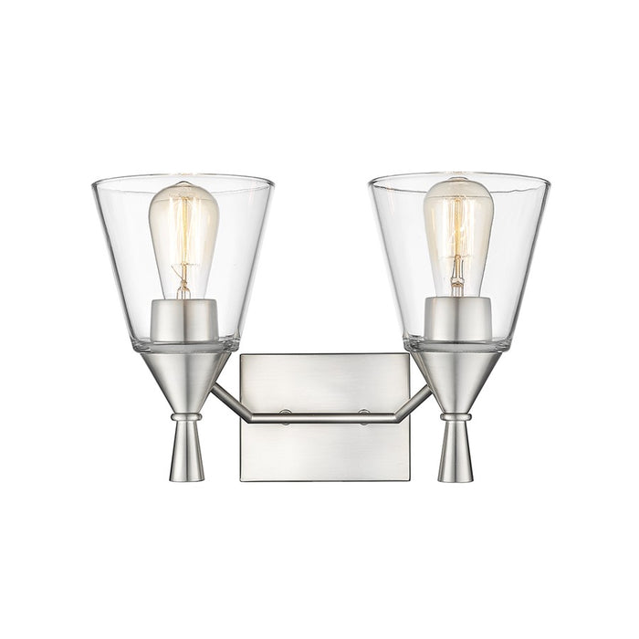 Millennium Lighting Artini 2Lt Vanity, Brushed Nickel - 410002-BN
