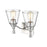 Millennium Lighting Artini 2Lt Vanity, Brushed Nickel