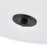 Millennium Lighting Guyten 2Lt 13" Flushmount, Black/White