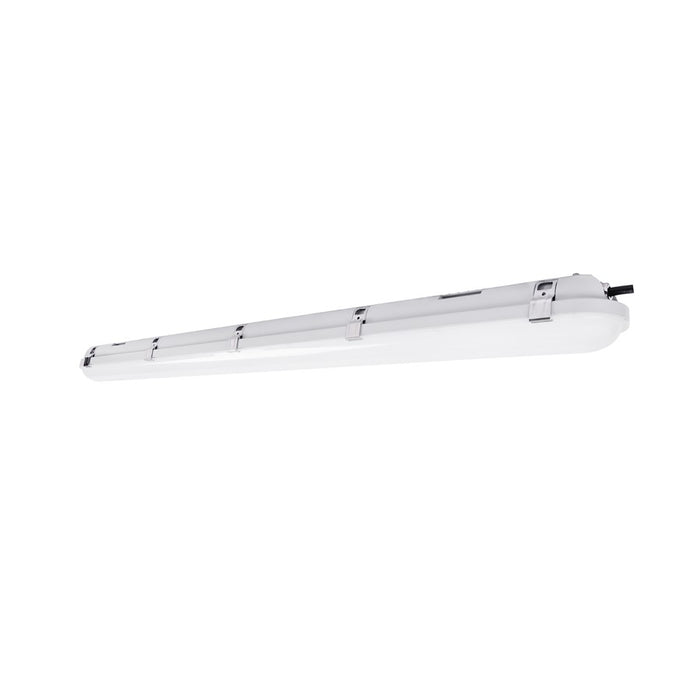 RP Lighting Linear 4' Vapor Tight LED Light, Gray/White - 4117WH-3W3CCT-MS