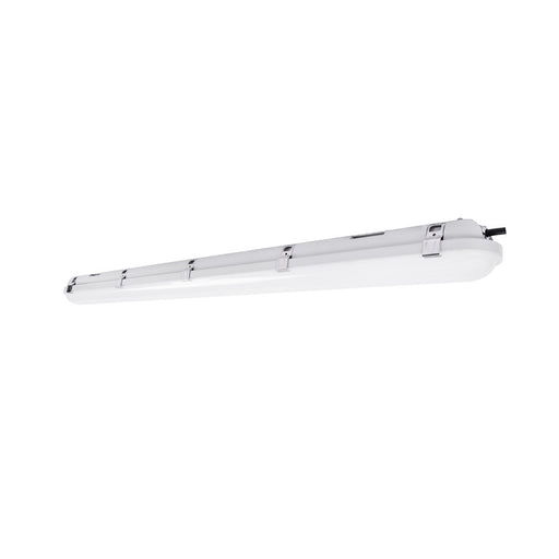 RP Lighting Linear 4' Vapor Tight LED Light/EM, Gray/White - 4117WH-3W3CCT-MS-EM
