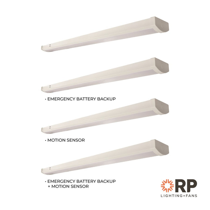 RP Lighting Linear 4' Wrap LED Light, White/MS/EM
