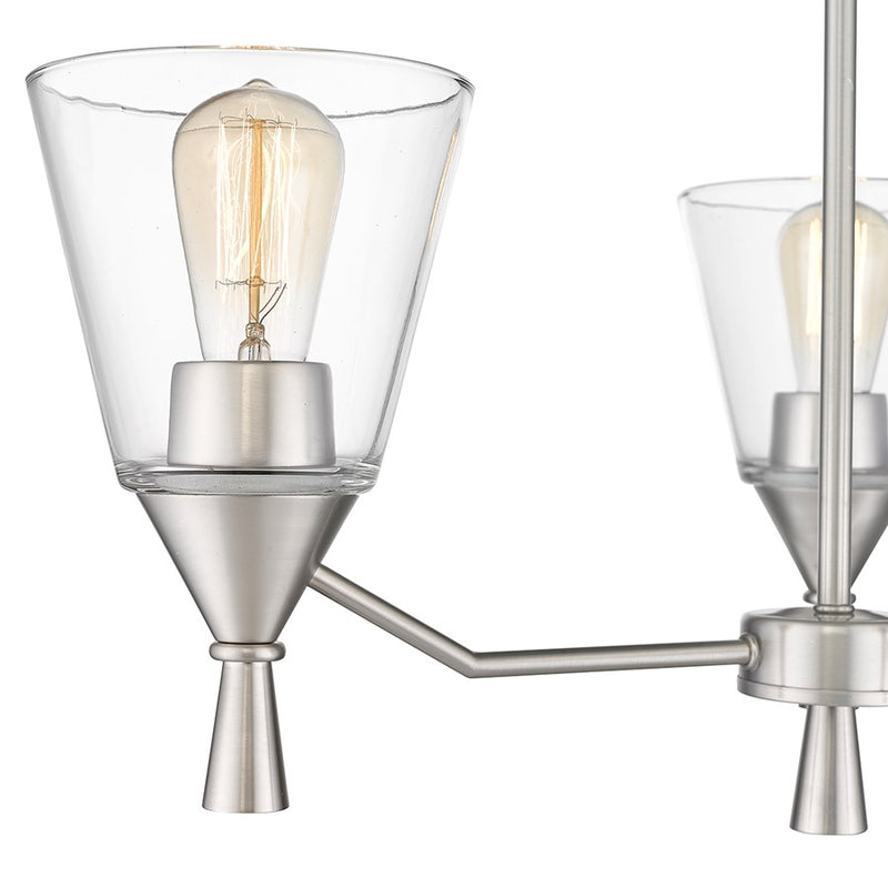 Millennium Lighting Artini 3Lt Chandelier, Brushed Nickel