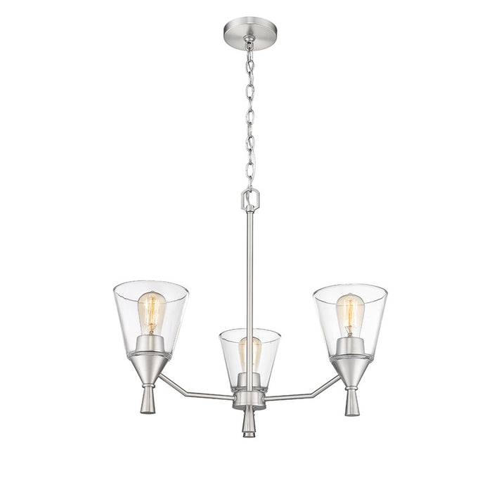 Millennium Lighting Artini 3Lt Chandelier, Brushed Nickel